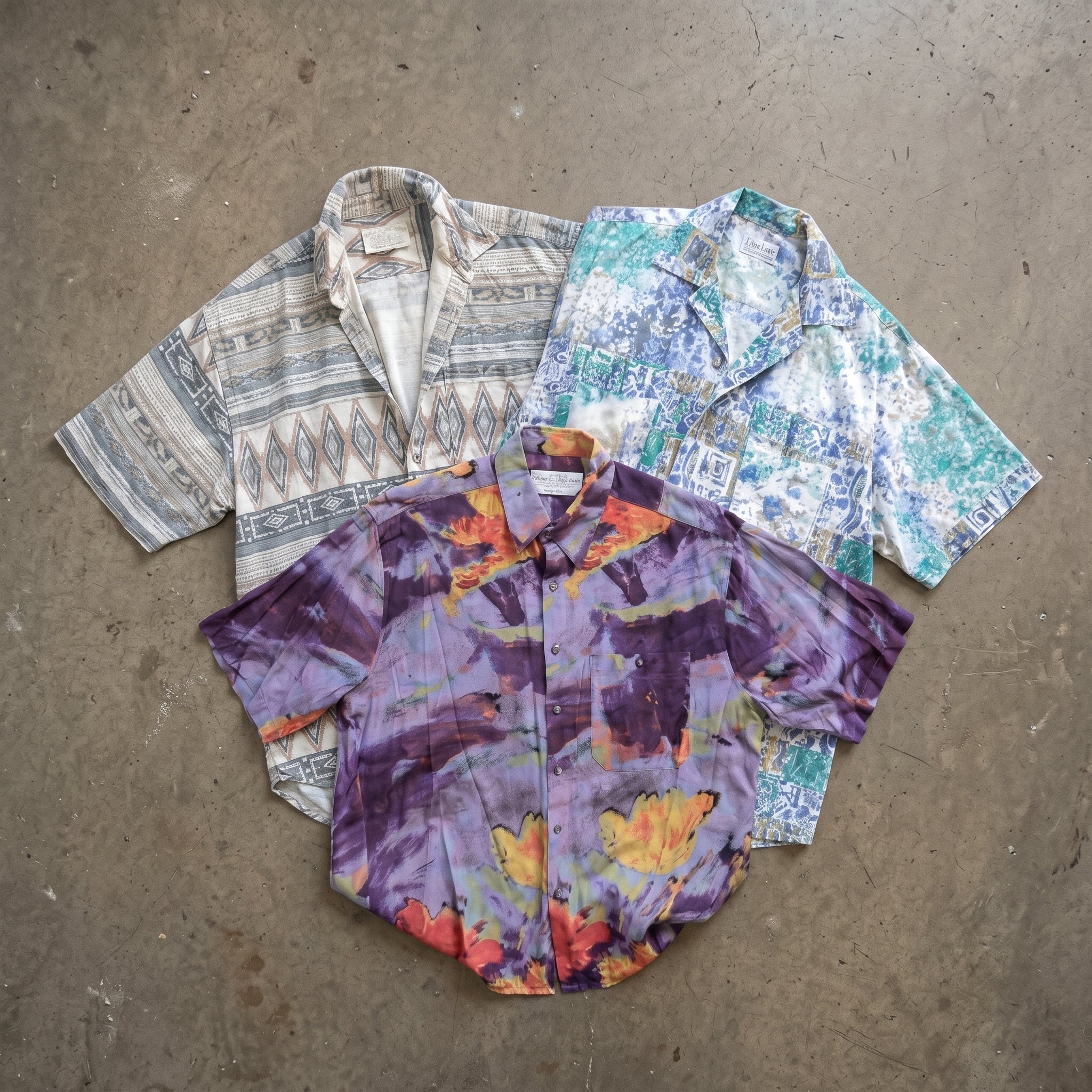 MIX CAMISAS CRAZY ESTAMPADAS 90s DE MANGA CORTA