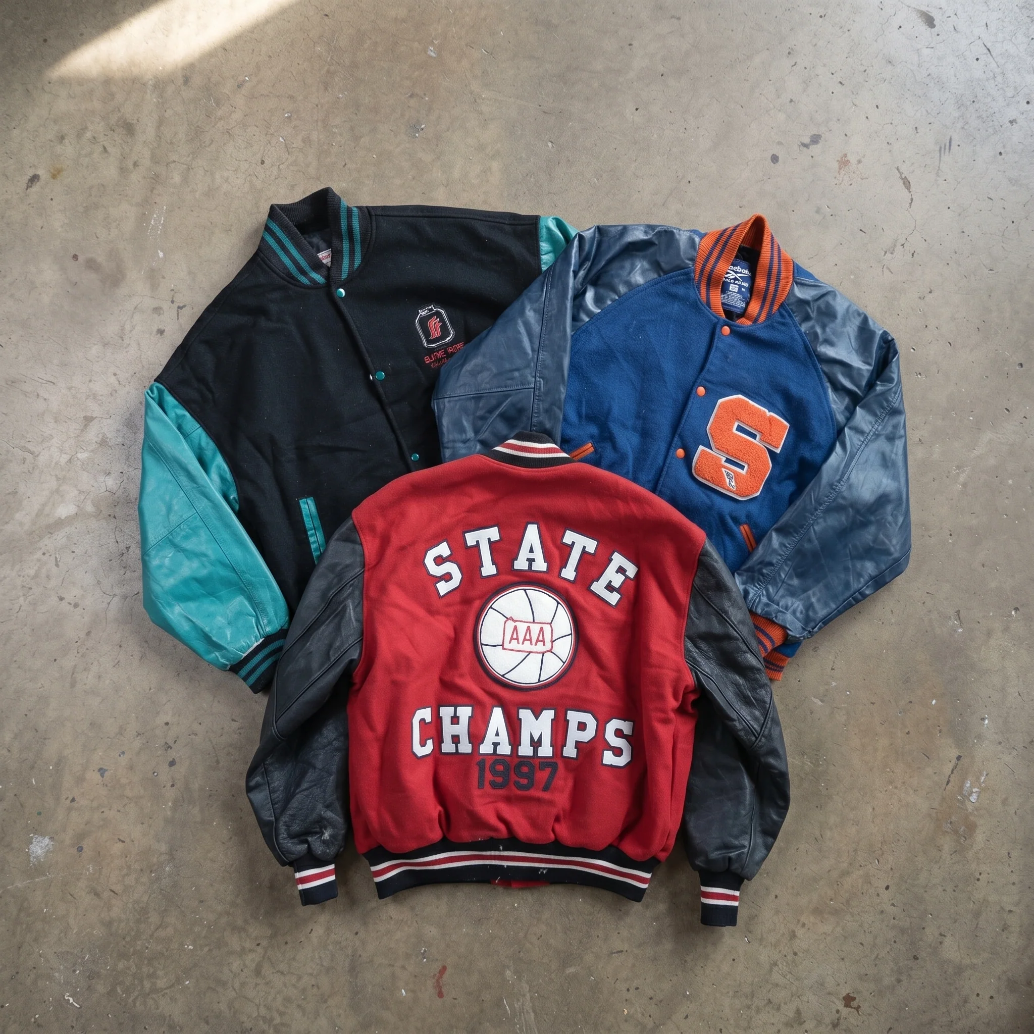 MIX CHAQUETAS DE NYLON AMERICANAS