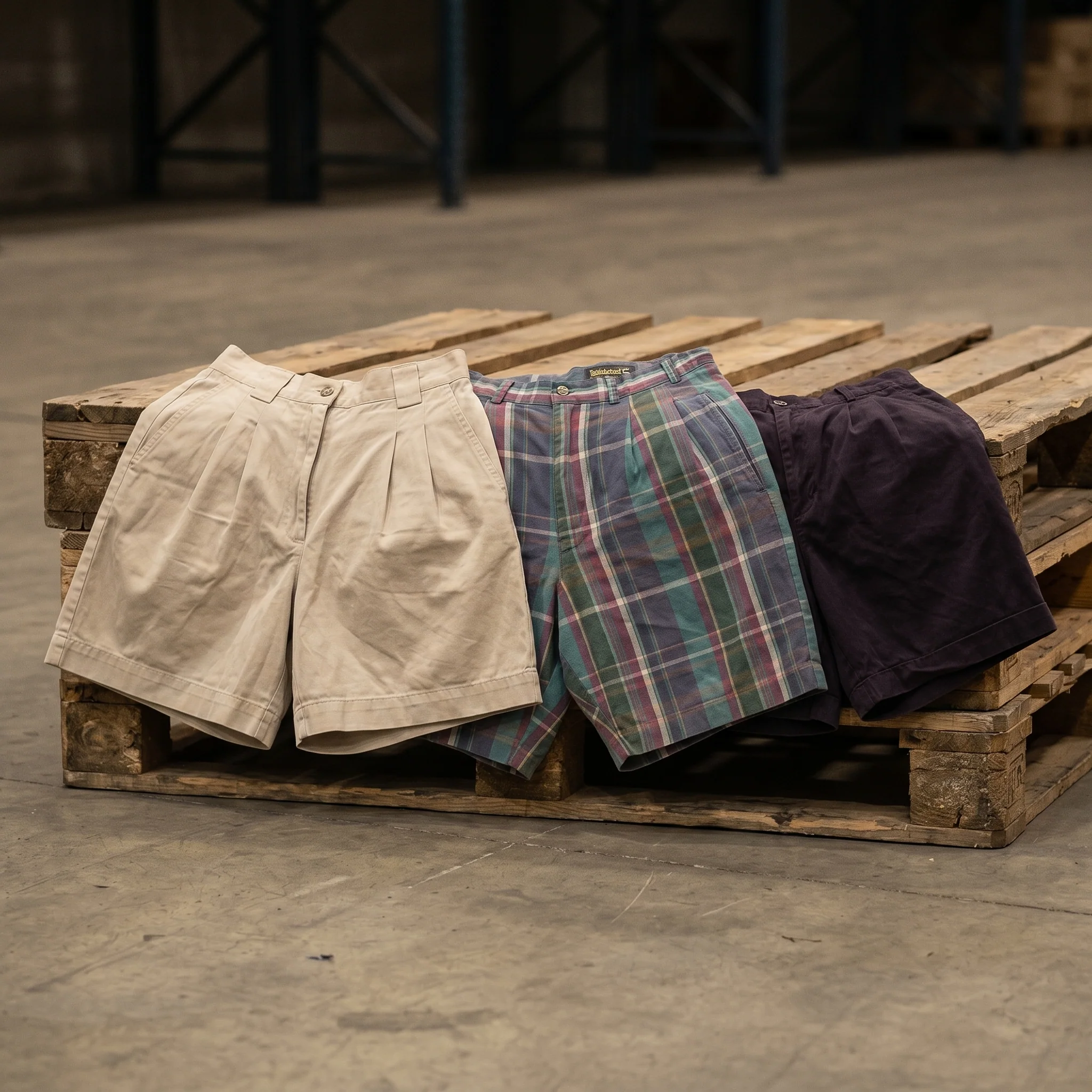 MIX PANTALONES DE PINZA CORTOS - Image 2