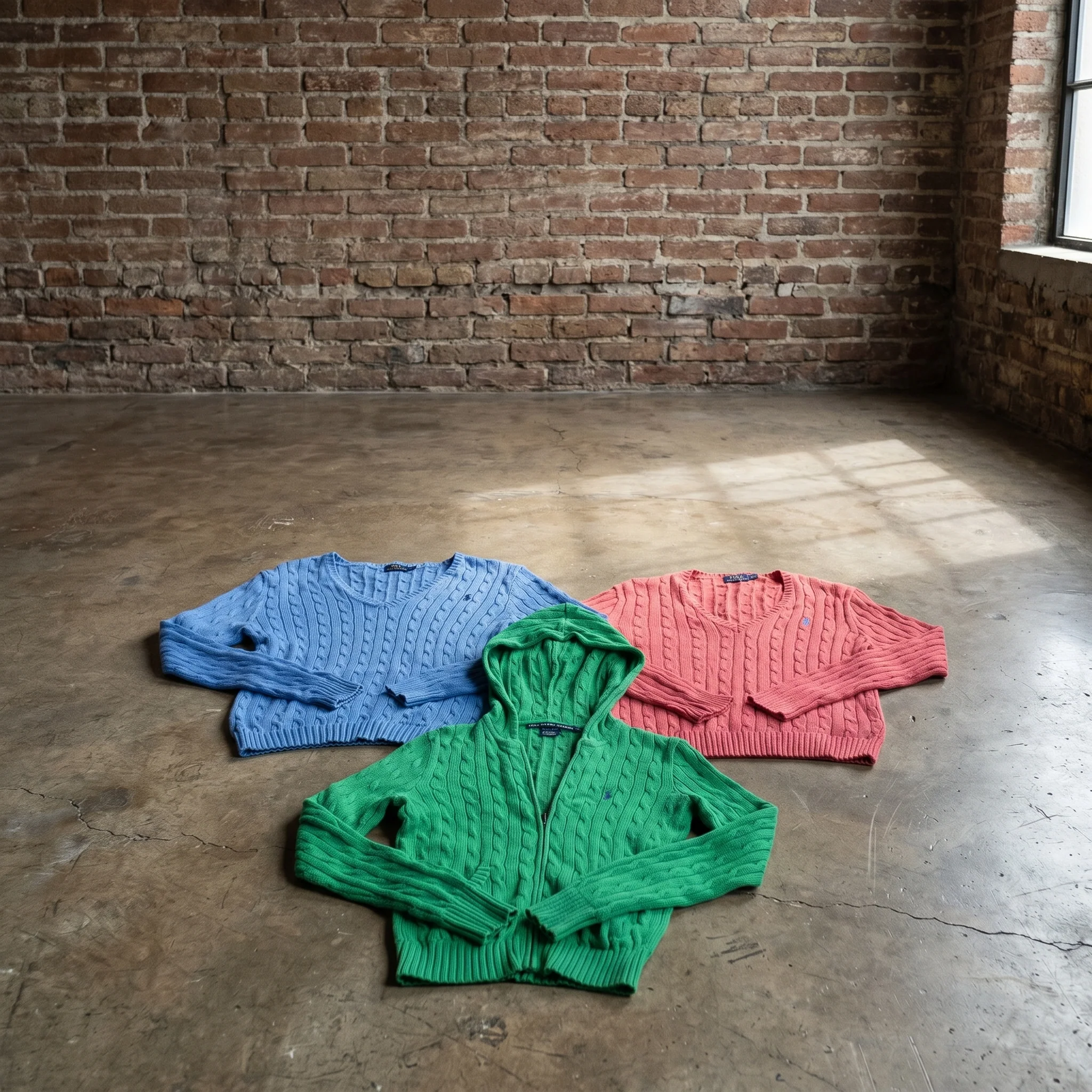 MIX JERSEY RALPH LAUREN CABLE KNIT - Image 3