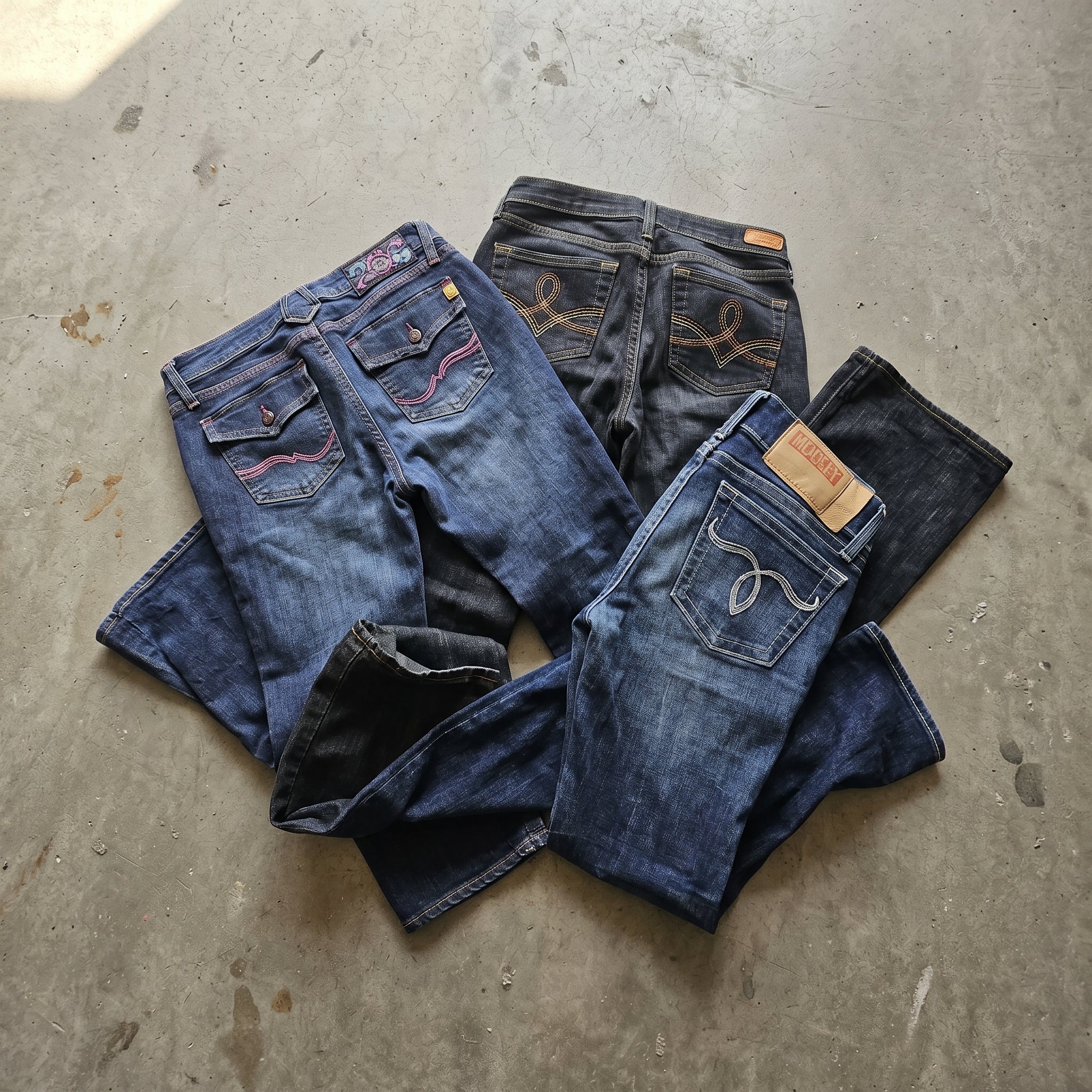 MIX JEANS HIP HOP MUJER Y2K