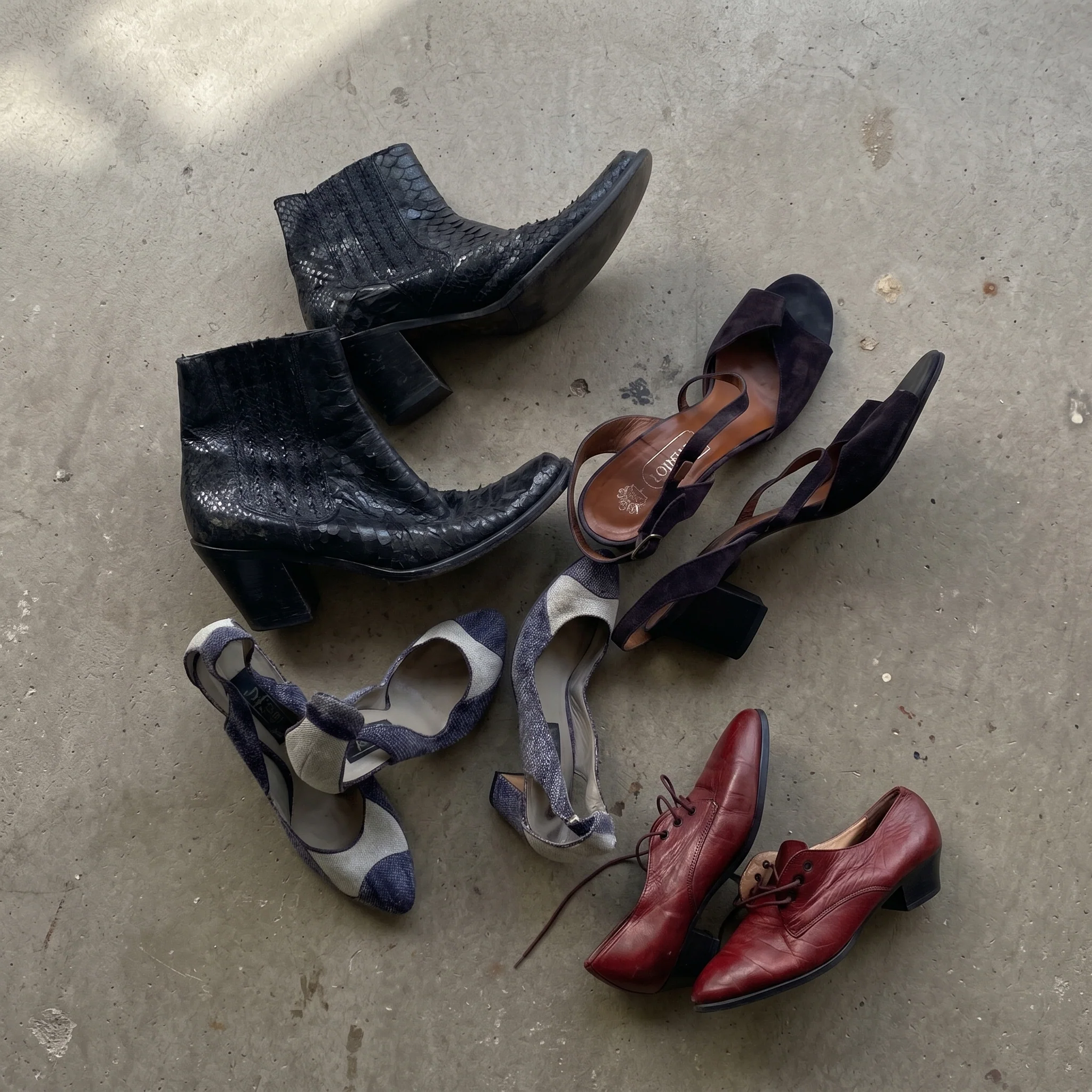 MIX ZAPATOS VINTAGE DE VESTIR PARA MUJER - Image 4